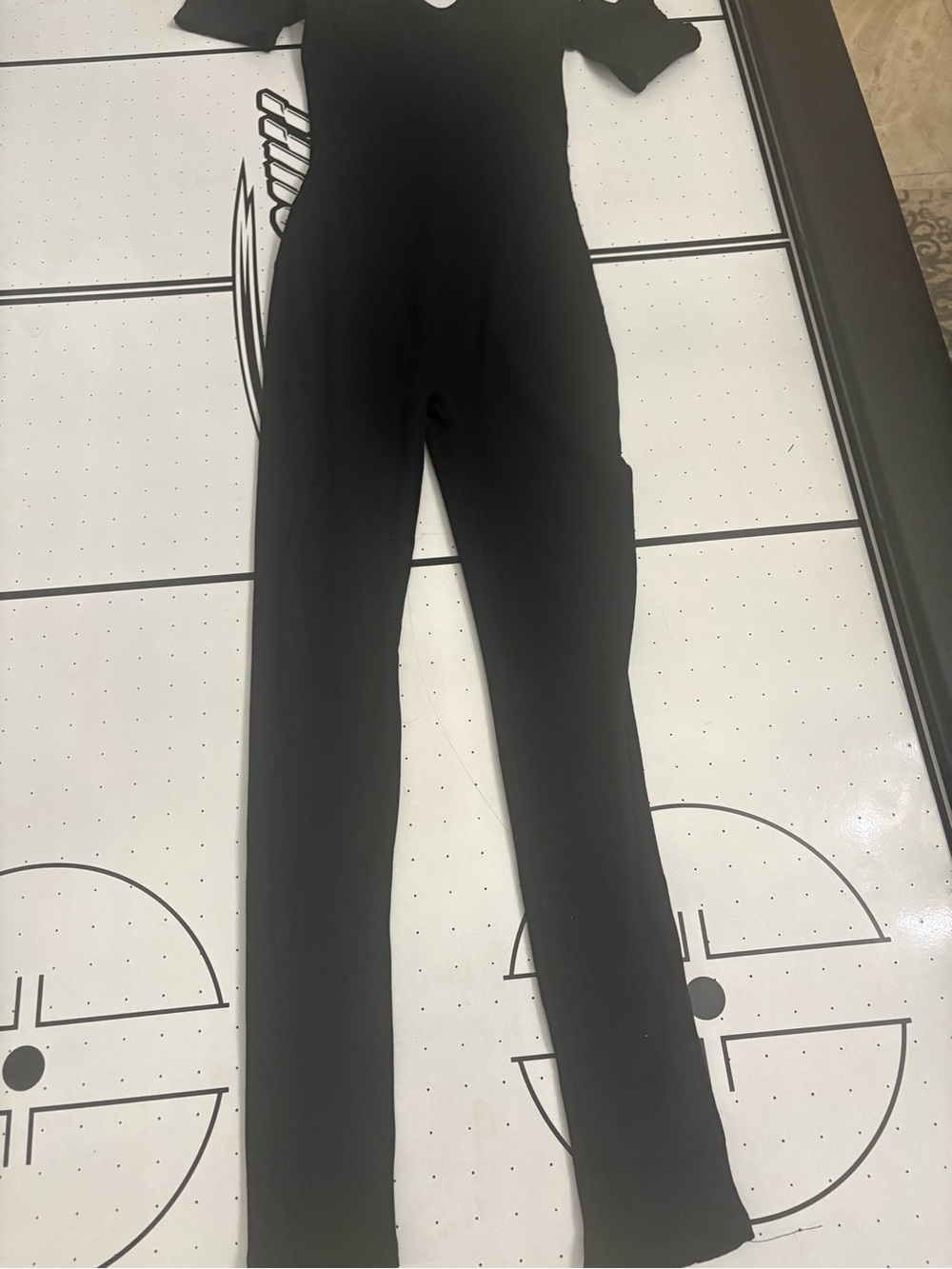 Fashion Nova Black Short Sleeve Jumpsuit